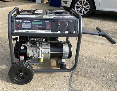 Briggs Stratton 6250 Running Watts 8500 Starting Watts Gas Powered