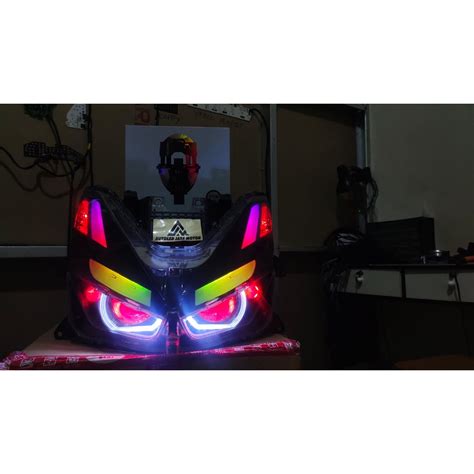 Jual Costum Reflektor Vario Projie Biled Turbo Se Alis Rgb Android