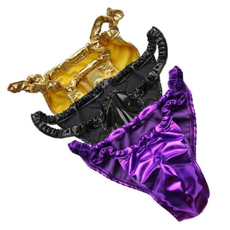 Men Boxer Briefs Latex Rubber Underwear Shorts Underpants Thongs Bikini Clubwear Ebay