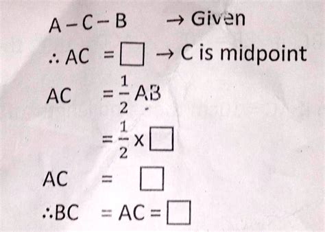 how to find the midpoint of ab