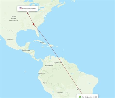 Flights From Bloomington To Rio De Janeiro BMI To GIG Flight Routes