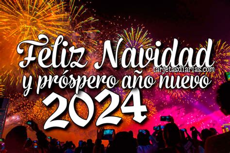 FELIZ NAVIDAD Y PRÓSPERO AÑO NUEVO 2024 Tarjetas Diarias