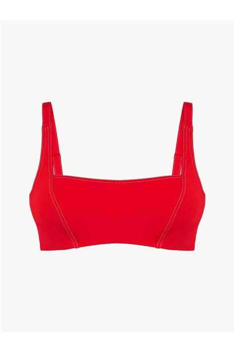 Shop Red Bikini Tops La Perla Women Editorialist