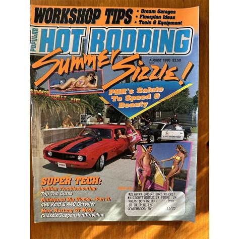 Popular Hot Rodding Magazine August 1990 Etsy