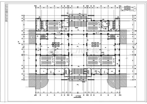 某金山小学设计建筑cad施工完整构造图土木在线