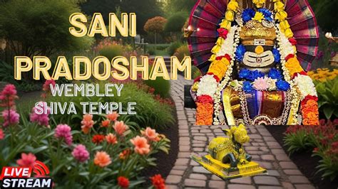 Watch Live Sani Pradosham April 2024 Wembley Shiva Temple London