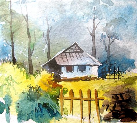 Nature Watercolor Painting at PaintingValley.com | Explore collection of Nature Watercolor Painting