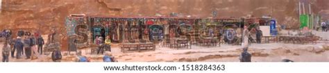 Tea Stall Watercolor Over 2 Royalty Free Licensable Stock