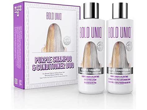 Purple Shampoo Conditioner For Blonde Hair Duo Set