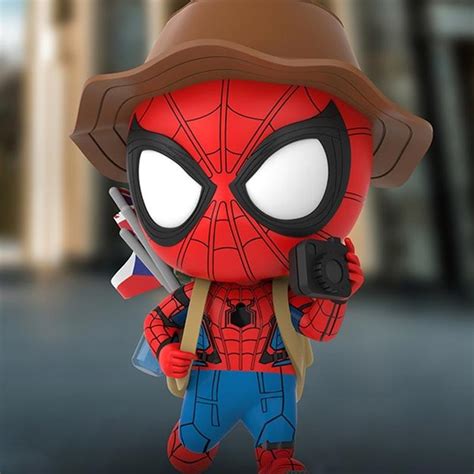 Jual Hot Toys Cosbaby COSB672 Spider Man Far From Home Travelling Version Spider Man