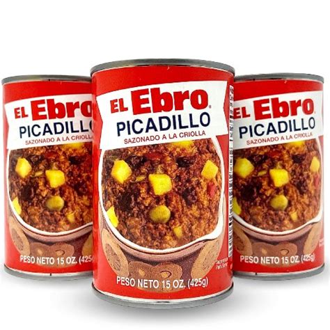 El Ebro Picadillo Cuban Style Beef Hash 15 Oz Pack Of 3
