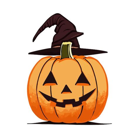 Premium Vector Minimalist Hand Drawn Halloween Pumpkin Illustration