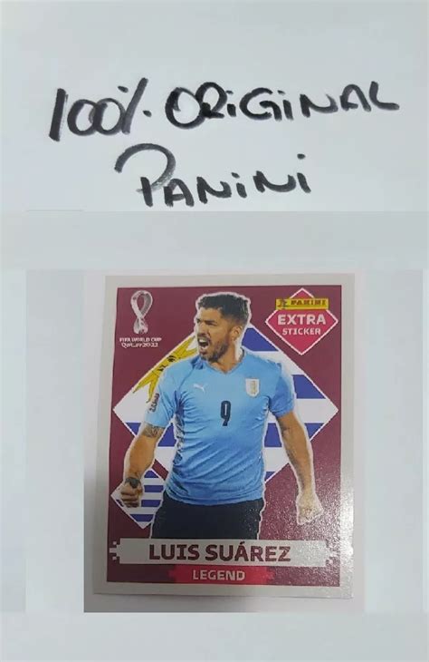 Kit Figurinha Panini Extra Legend Luis Suarez Bordo Bronze Mebuscar