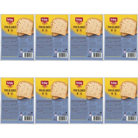 8x SCHAR Chleb bezglutenowy biały Pan Blanco (250g) 14532349227 ...