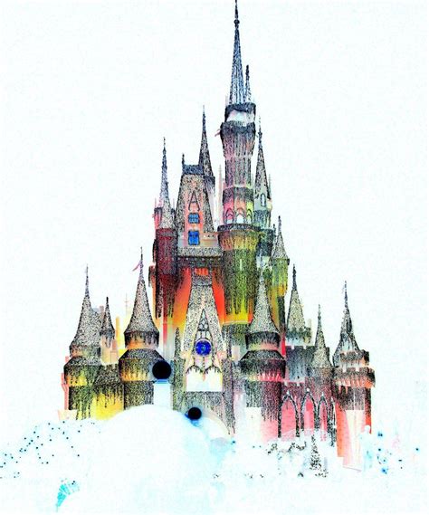 Disney Castle Drawing by costco-pizza on deviantART | Disney sketches ...