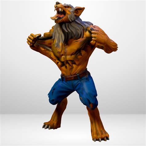 Hot Goblin ウェアウルフD ミニチュア ホットゴブリン 狼男 変身