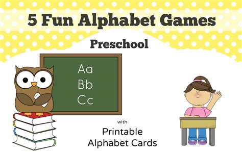 5 Fun Preschool Alphabet Games - Planning Playtime