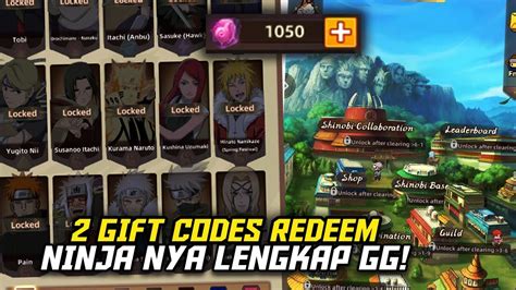 Gift Codes Redeem Terbaru Ninja Reborn Rise Of Shinobi Youtube