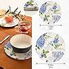 Amazon Susiyo Blue Hydrangea Pot Holders Trivets Set 2 Pcs Cotton Hot Potholders Hot Pads