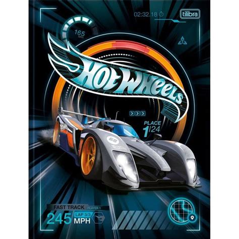 Caderno Brochurao Capa Dura Hot Wheels Fls Hot Wheels Caderno Brochura Capa Dura Cadernos