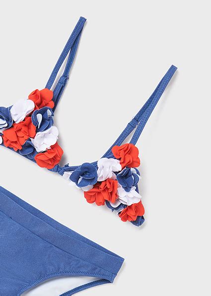 Bikini flores mayoral Indigo MODELO talla y años Mercería Redondo