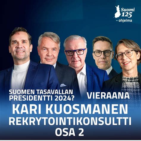 Suomi125 Ohjelma Suomen Tasavallan Presidentti 2024 Vieraana