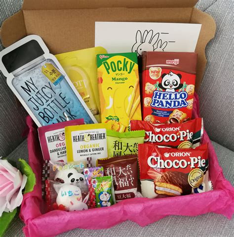 Unique Cute Korean Japanese T Sharing Beauty And Snack Box Etsy Uk