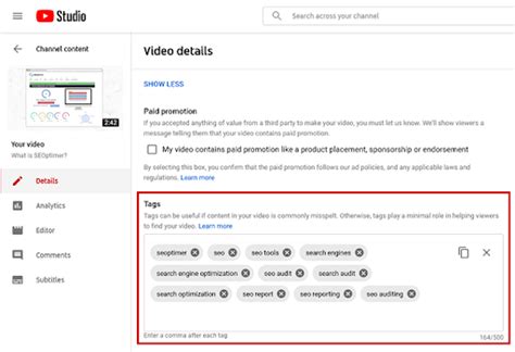 How To See The Youtube Tags A Video Is Using