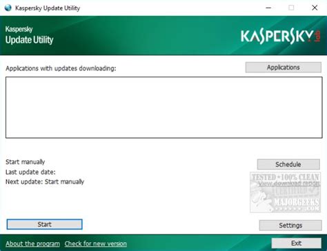 Download Kaspersky Update Utility - MajorGeeks