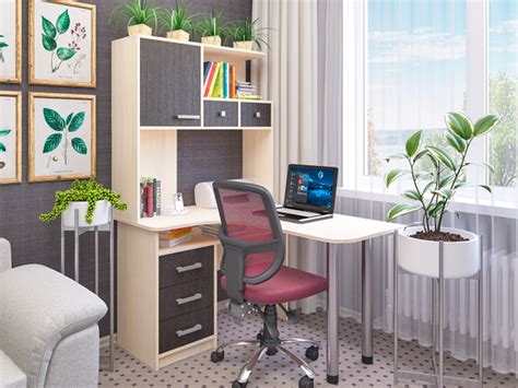 Письменный стол Пирамида Компьютерный стол_СК-35_Пирамида, 101х130х179 ...