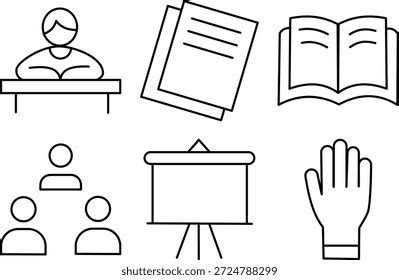 classroom activity icon royalty  images stock
