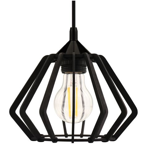 LAMPA WISZĄCA SUFITOWA ŻYRANDOL HEXAN loft e27 LED diament nowoczesna