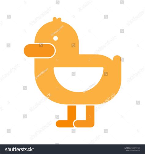 Duck Icon Flat Illustration Duck Vector Stock Vector Royalty Free 1494769769 Shutterstock