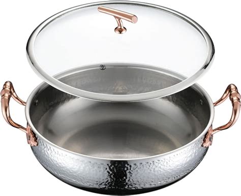 Stainless Steel Shabu Shabu Hot Pot Multifunction Chinese Dual Sided Hot Pot With Divider And