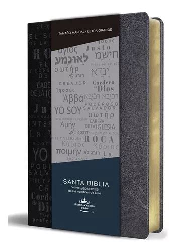 Biblia Rvr Letra Pts X Nombres De Dios Negra