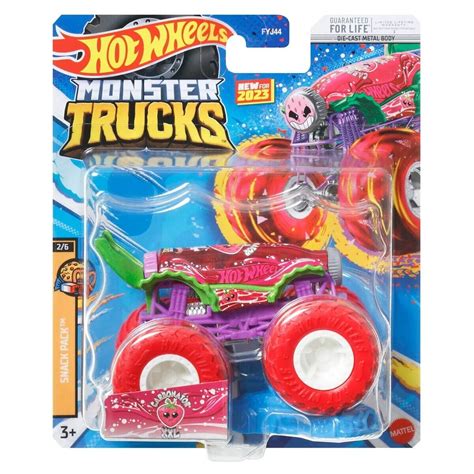 Hot Wheels Monster Trucks Carbonator Xxl New Release Snack Pack Walmart