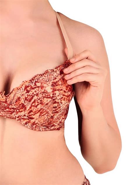 Secret Lives Padded Push Up Bra Panty Leopard Print Lingerie Set For Women At Rs Set Bra