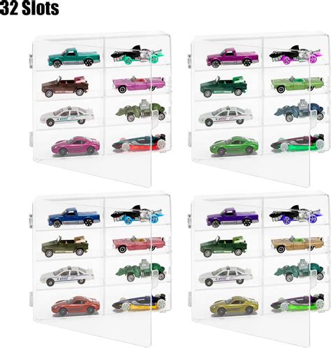Kislane Vitrina Acr Lica Compatible Con Hot Wheels Matchbox Cars Ranuras Para Hot Wheels