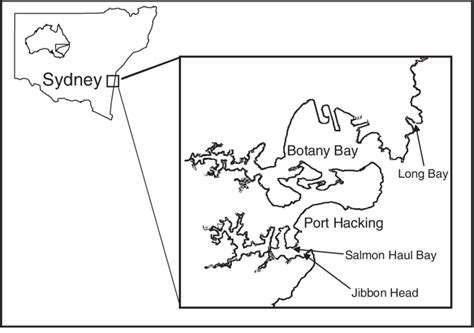 Map Showing The Location Of Study Sites The Barrens And Fringe