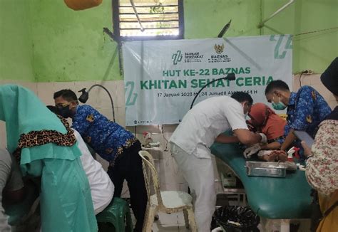 Hut Ke Baznas Sumenep Gandeg Puskesmas Pandian Gelar Sunatan Massal