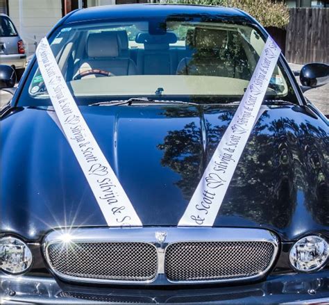 Wedding Car Ribbon Wedding Bridal Car The Ribbon Company