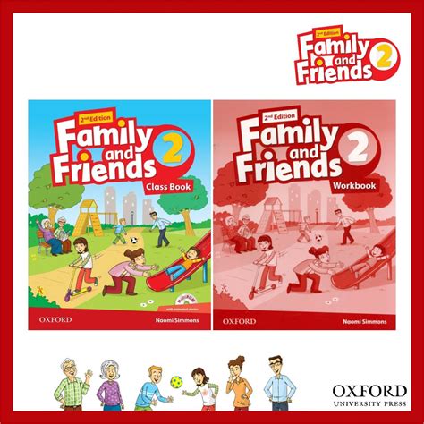 Family and Friends 2 Class Book with Multi ROM + Workbook with CD 2nd ...