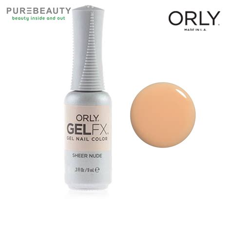 Orly Gel Fx Sheer Nude 9ml Shopee Philippines