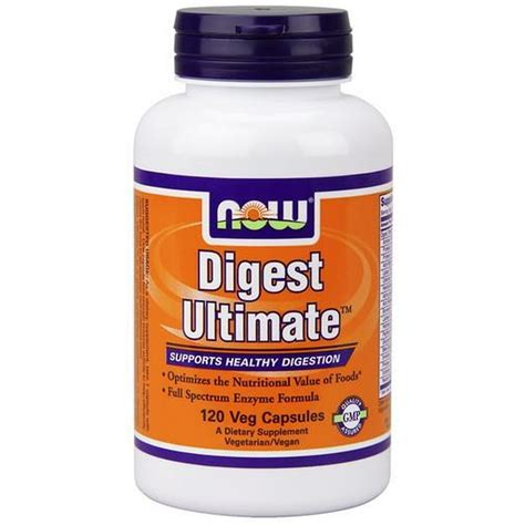 Now Foods Digest Ultimate, 120 Veg Capsules - Walmart.com - Walmart.com