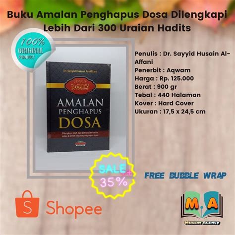 Jual Promo Buku Amalan Penghapus Dosa Dilengkapi Lebih Dari 300 Uraian