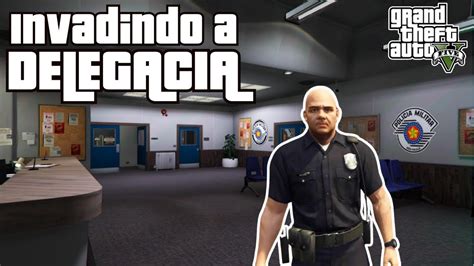 Gta Virei Policial E Invadi A Delegacia Youtube