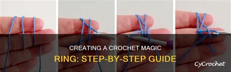 creating  crochet magic ring step  step guide cycrochet