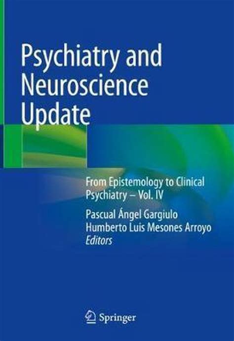 Psychiatry And Neuroscience Update 9783030617202 Boeken