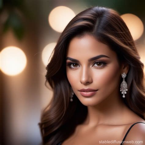 Gorgeous Latina Supermodel S Headshot Stable Diffusion Online