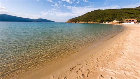 La Plage Du Golfe De Lava Proche Dajaccio